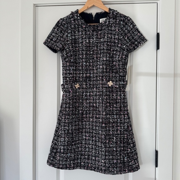 Eliza J Bouclé Shift Holiday Dress - Picture 2 of 10